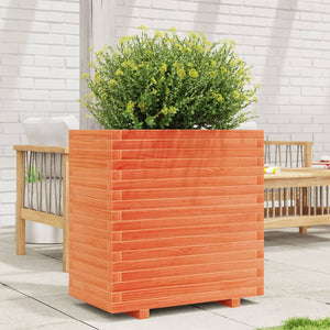vidaXL Planter Wax Brown 70x40x72.5 cm Solid Pine Wood