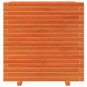 vidaXL Planter Wax Brown 70x40x72.5 cm Solid Pine Wood