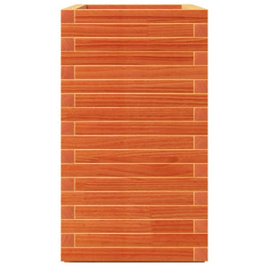 vidaXL Planter Wax Brown 70x40x72.5 cm Solid Pine Wood