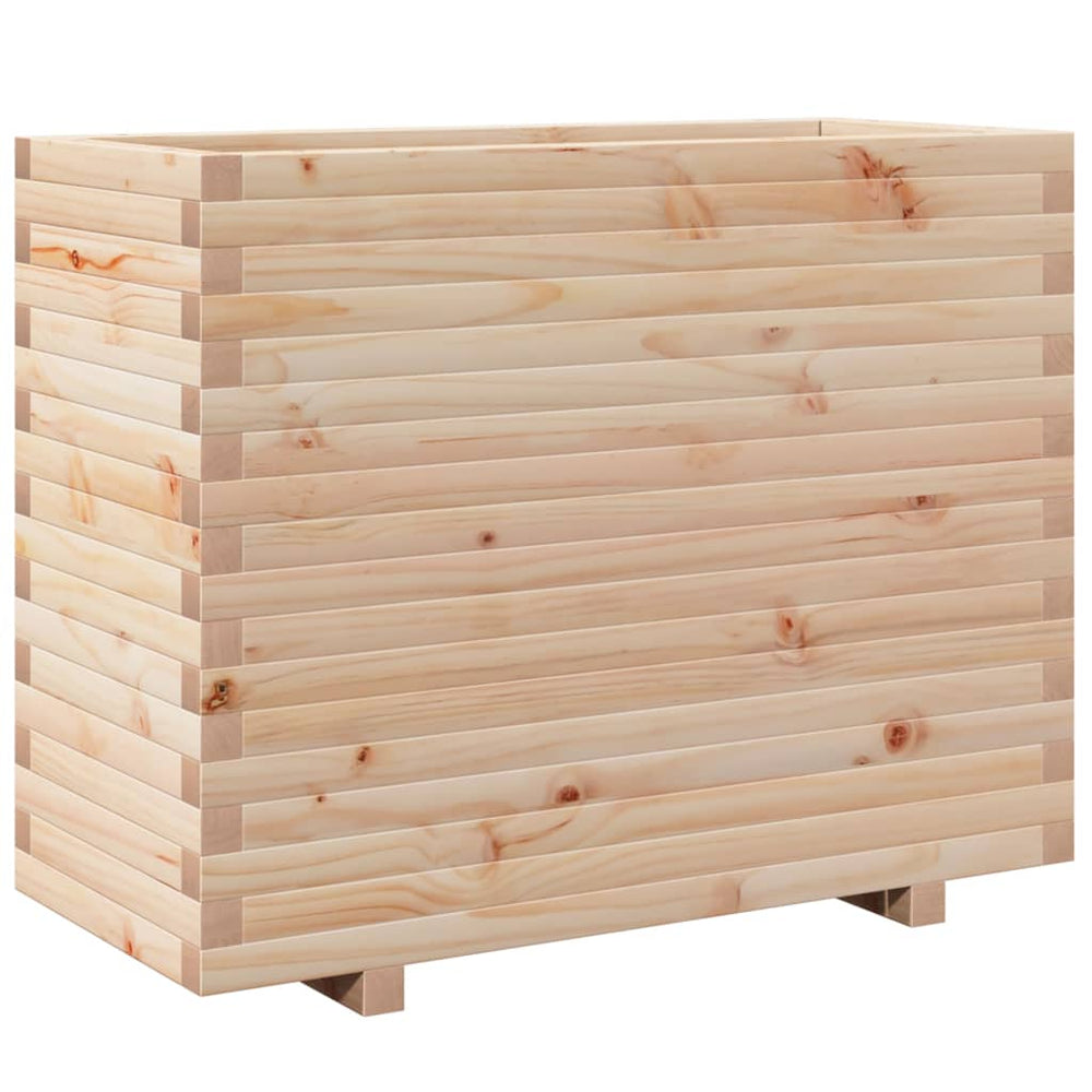 vidaXL Planter 90x40x72.5 cm Solid Pine Wood