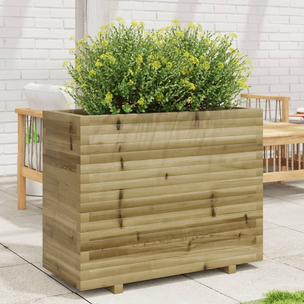 vidaXL Raised Garden Bed 90x40x72.5 cm Impregnated Pinewood