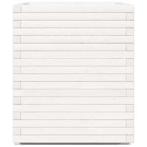 vidaXL Planter White 90x60x72.5 cm Solid Pine Wood
