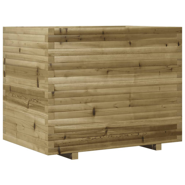 vidaXL Garden planter 90x60x72.5 cm impregnated pinewood
