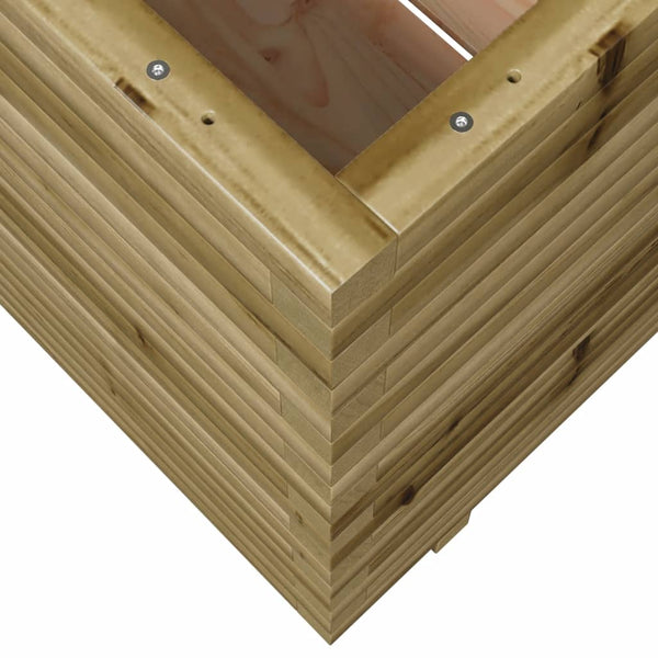 vidaXL Garden planter 90x60x72.5 cm impregnated pinewood