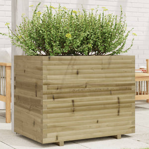 vidaXL Garden planter 90x60x72.5 cm impregnated pinewood