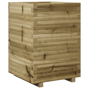 vidaXL Planter 50x50x72 cm Impregnated Pine Wood