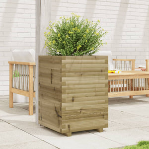 vidaXL Planter 50x50x72 cm Impregnated Pine Wood
