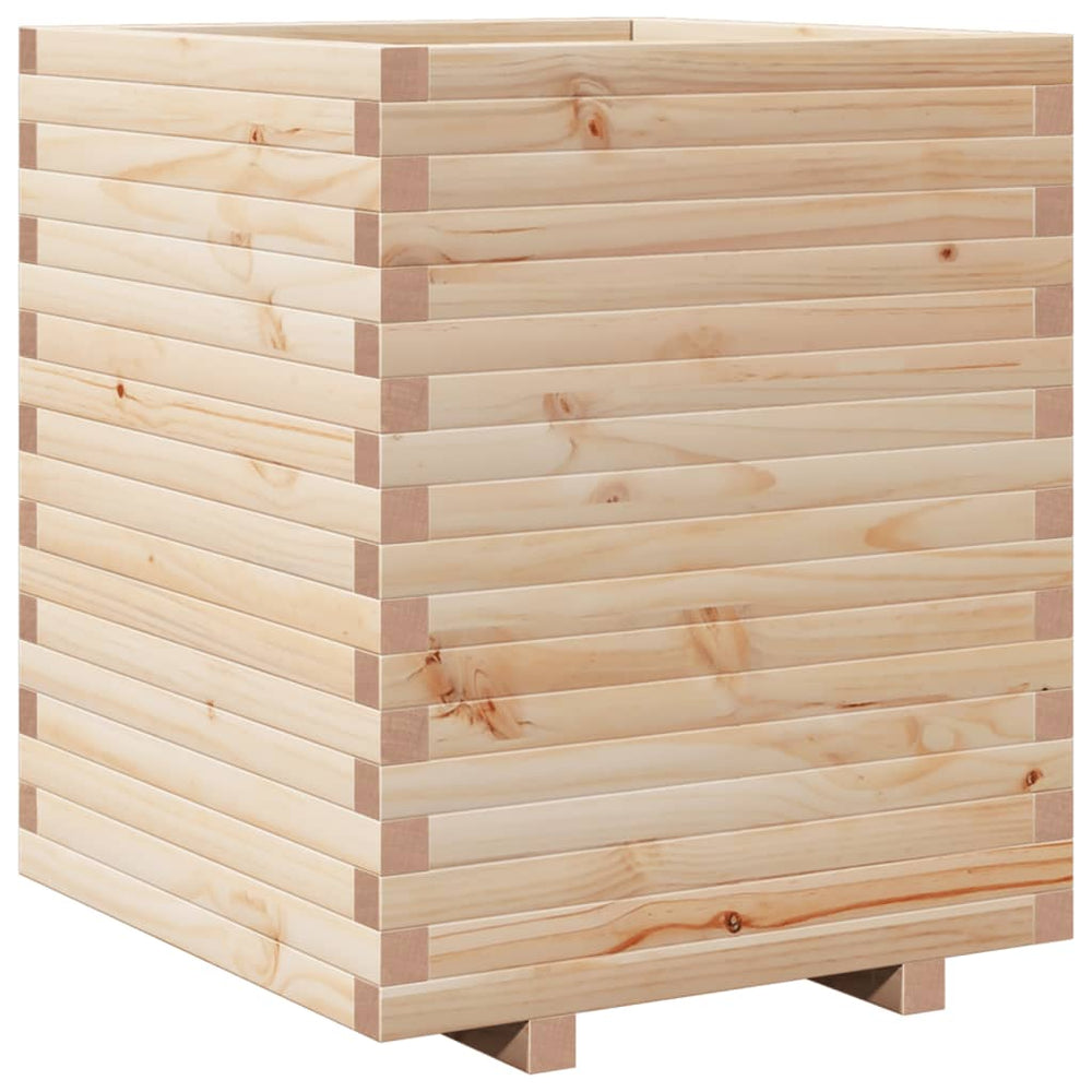 vidaXL Planter 60x60x72 cm Solid Pine Wood