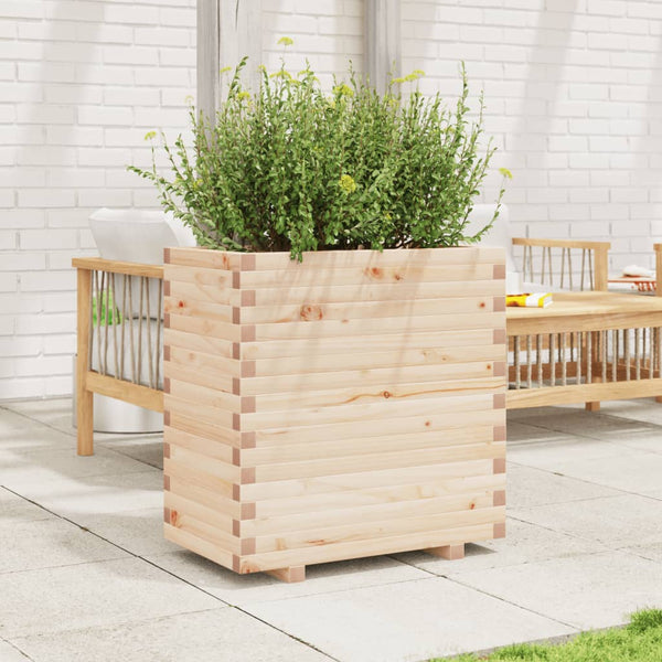 vidaXL Planter 70x40x72 cm Solid Pine Wood