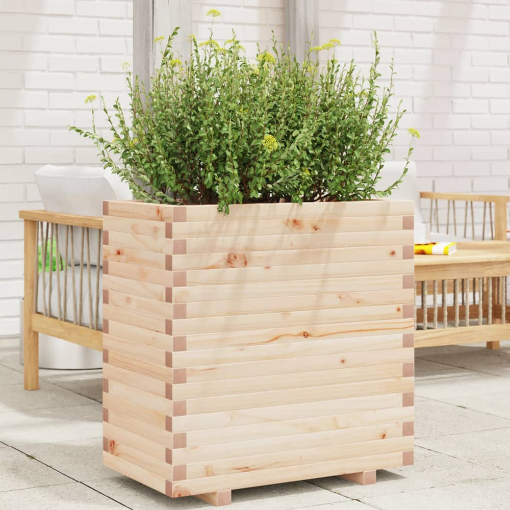 vidaXL Planter 70x40x72 cm Solid Pine Wood