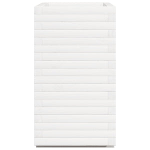vidaXL Planter White 70x40x72 cm Solid Pine Wood
