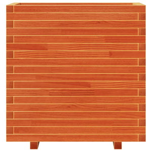 vidaXL Planter Wax Brown 70x40x72 cm Solid Pine Wood