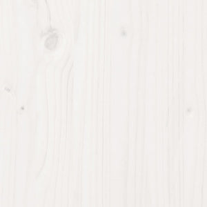 vidaXL Planter White 90x40x72 cm Solid Pine Wood