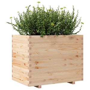 vidaXL Raised Garden Bed 90x60x72 cm Solid Pine Wood