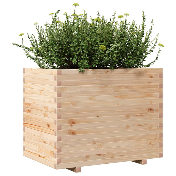 vidaXL Raised Garden Bed 90x60x72 cm Solid Pine Wood