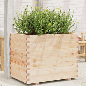 vidaXL Raised Garden Bed 90x60x72 cm Solid Pine Wood