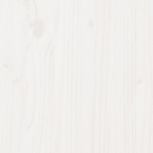 vidaXL Planter White 110x60x72 cm Solid Pine Wood