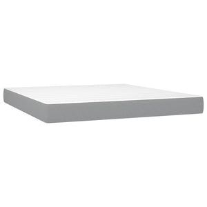 vidaXL Bed with Drawers and Mattress Waxed Brown 180x200 Solid Wood