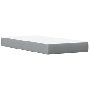 vidaXL Bed with Drawers and Mattress White 90x200 cm Solid Wood