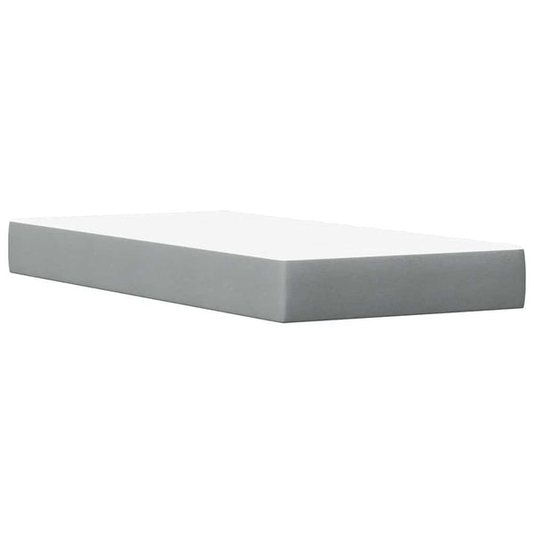 vidaXL Bed with Drawers and Mattress Waxed Brown 90x200 Solid Wood