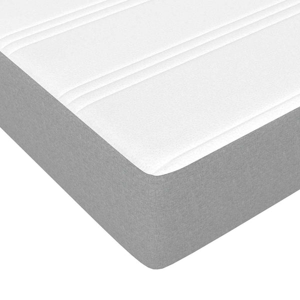 vidaXL Bed with Mattress Wax Brown 140x200 cm Solid Pine Wood