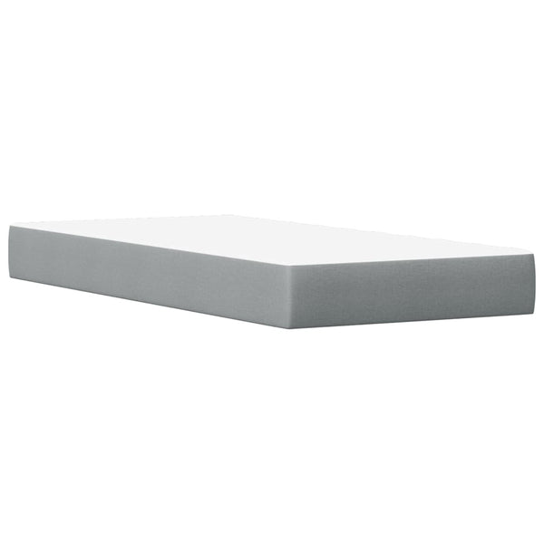 vidaXL Bed with Mattress 90x190 cm Solid Pine Wood