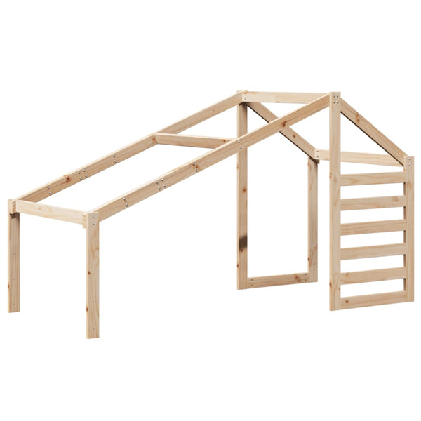 vidaXL Bunk Bed with Roof 80x200 cm Solid Pine Wood