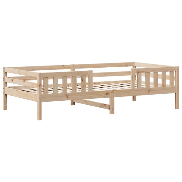vidaXL Solid Wood Bed with Roof 80x200 cm Pine