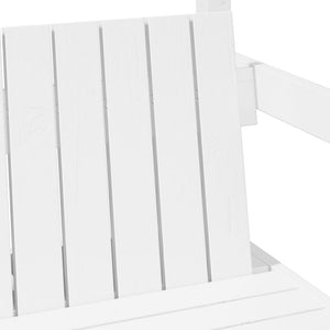 vidaXL Solid Wood Bed and Bench with Roof White 100x200 cm Pine Wood