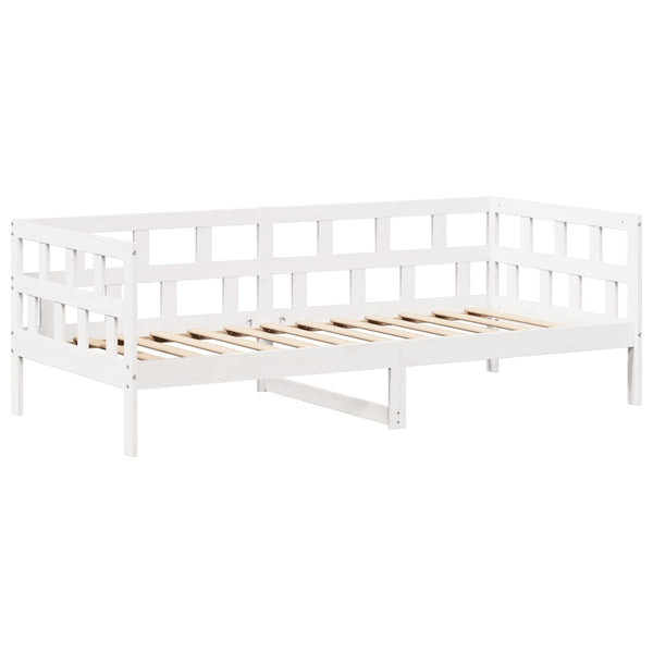 vidaXL Day Bed Set with Roof White 80x200 cm Solid Pine Wood