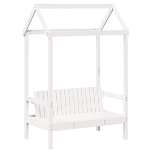 vidaXL Day Bed Set with Roof White 80x200 cm Solid Pine Wood