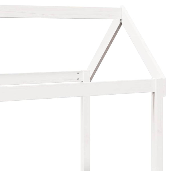 vidaXL Day Bed Set with Roof White 80x200 cm Solid Pine Wood