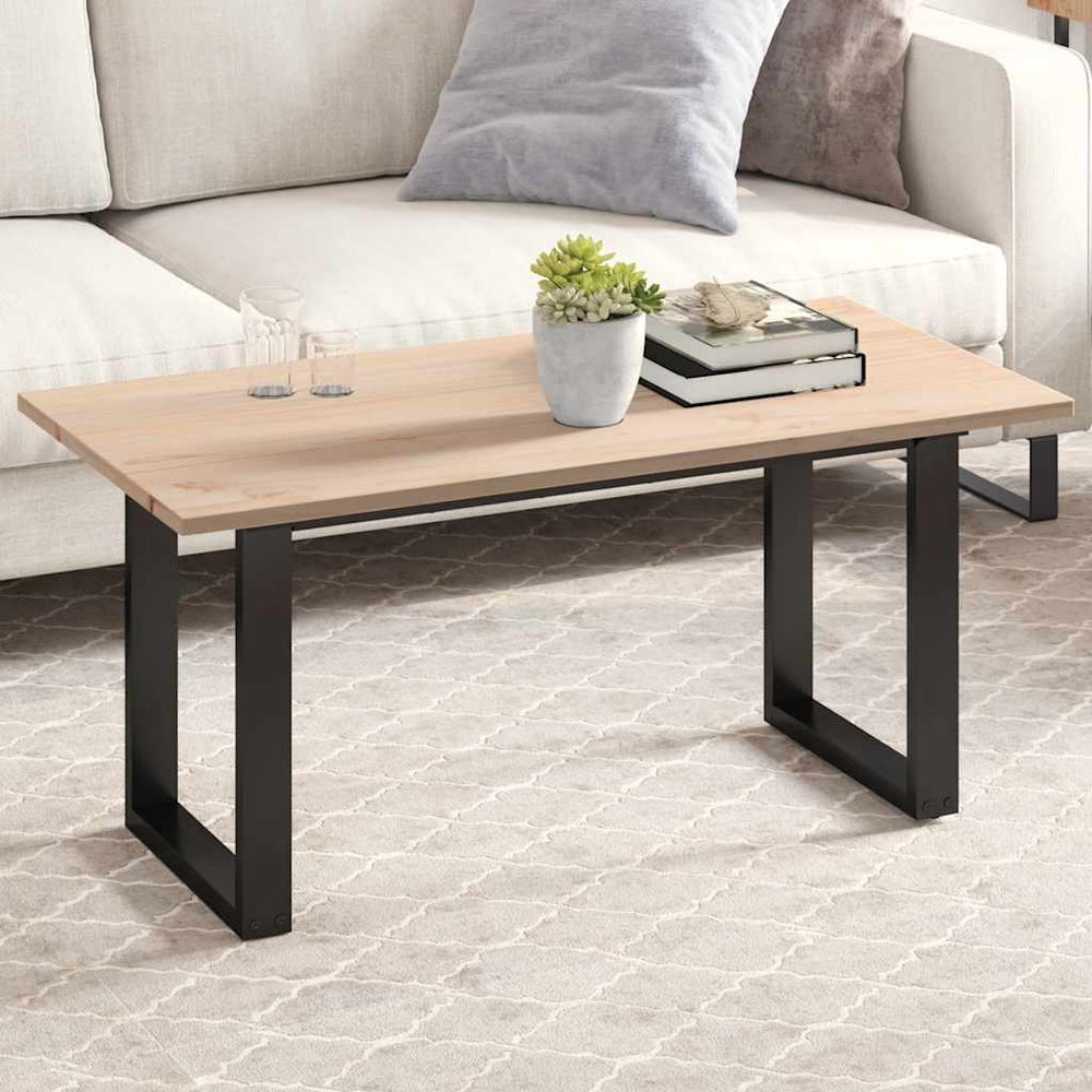 Massivholz Tischplatte Kiefer 100x50 cm