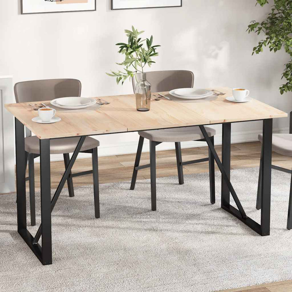 Massivholz Tischplatten Kiefer 80x47 cm, 3er Set