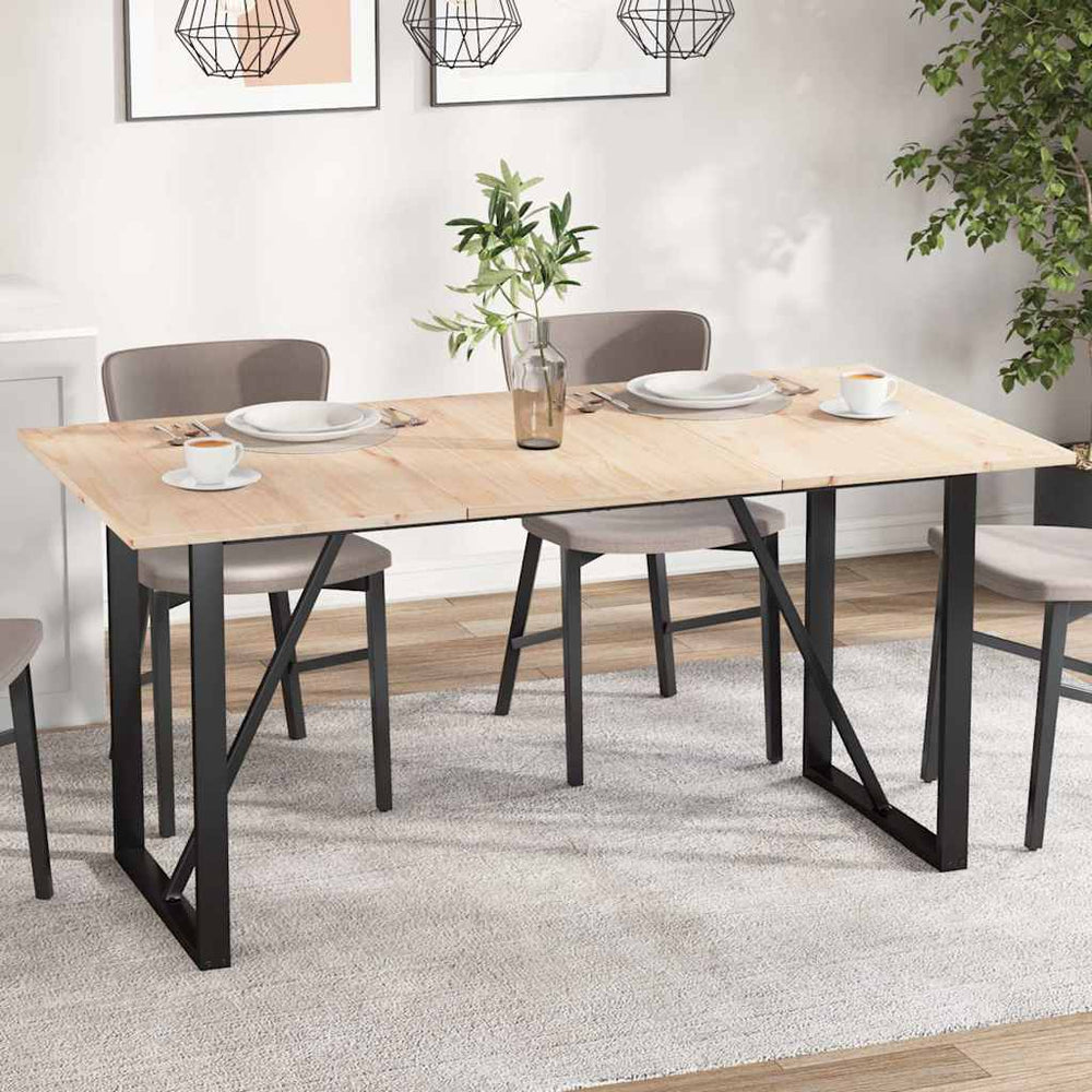 Massivholz Tischplatten Kiefer, 80x53 cm, 3er Set