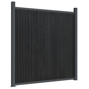 vidaXL Fence Panel Grey 872x186 cm WPC