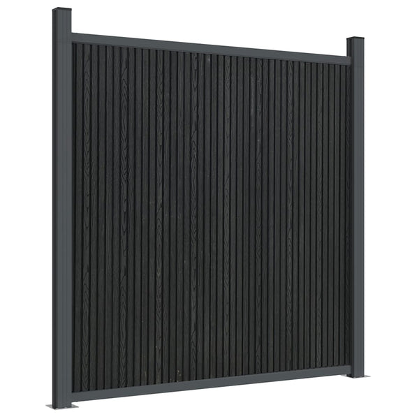 vidaXL Fence Panel Grey 1045x186 cm WPC
