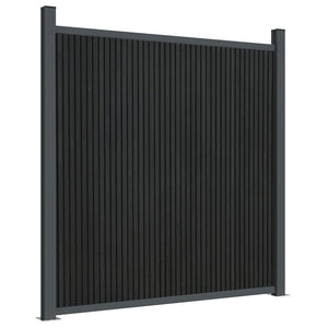vidaXL Fence Panel Grey 1564x186 cm WPC