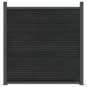 vidaXL Fence Panel Grey 1564x186 cm WPC