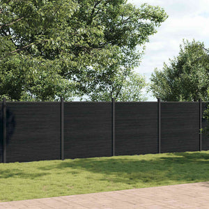 vidaXL Fence Panel Grey 1564x186 cm WPC