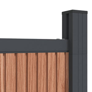 vidaXL Fence Panel Brown 872x186 cm WPC
