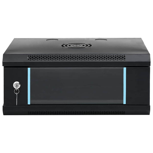 vidaXL 4U Wall Mount Network Cabinet 19" IP20 53x40x21 cm