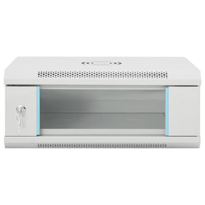 vidaXL 4U Wall Mount Network Cabinet 19" IP20 53x40x21 cm