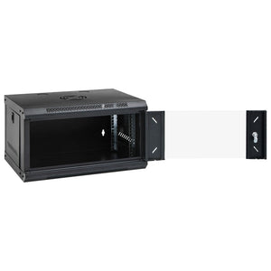 vidaXL 6U Wall-Mounted Network Cabinet 19" IP20 53x40x30 cm