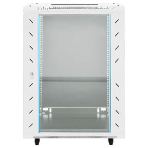 vidaXL 15U Network Cabinet on Wheels 19" IP20 60x45x86 cm
