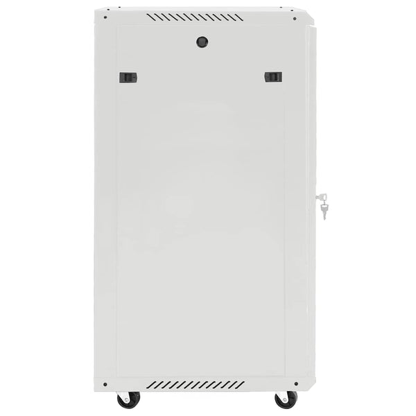 vidaXL 15U Network Cabinet on Wheels 19" IP20 60x45x86 cm