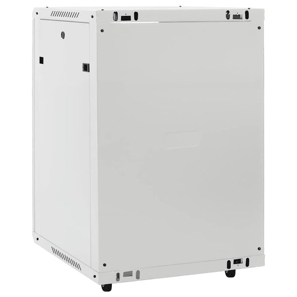 vidaXL 15U Network Cabinet on Wheels 19" IP20 60x45x86 cm