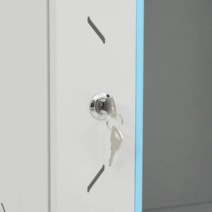 vidaXL 15U Network Cabinet on Wheels 19" IP20 60x45x86 cm