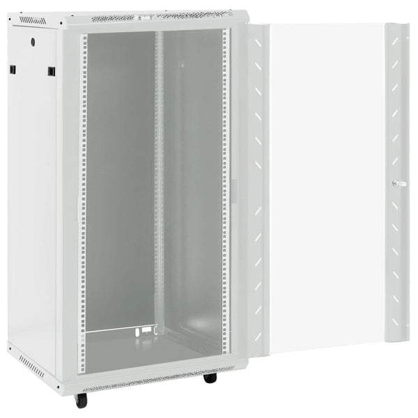 vidaXL 22U Network Cabinet on Wheels 19" IP20 60x60x120 cm