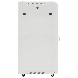 vidaXL 22U Network Cabinet on Wheels 19" IP20 60x60x120 cm